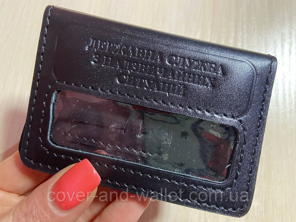 Обкладинка для нового посвідчення ДСНС із кишенею для жетону Puos Київ - фото 3