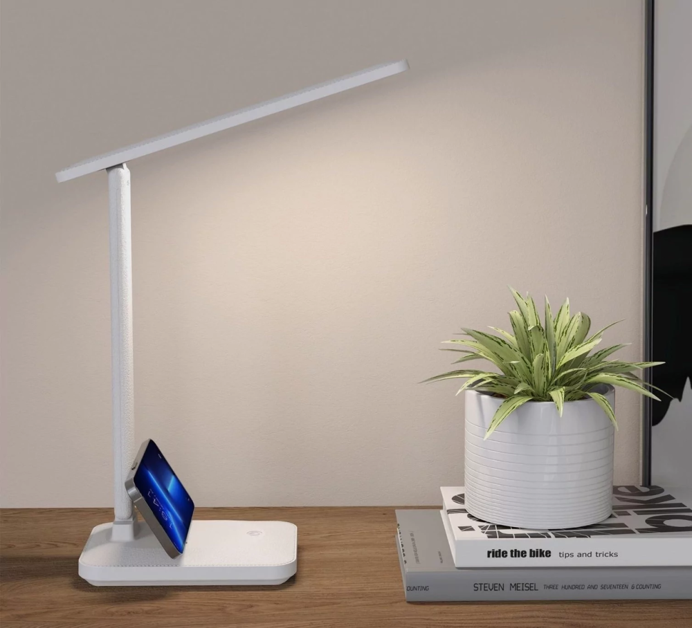 Акумуляторна настільна світлодіодна лампа Tedlux TL-1001B (Біла) Вінниця - фото 7