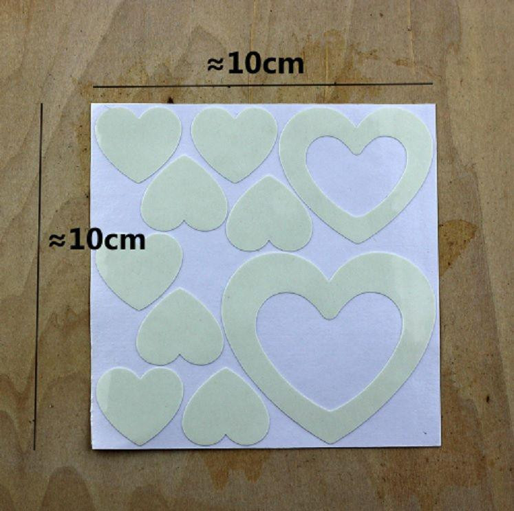 Сердечка світяться в темряві 10*10см Київ - фото 2