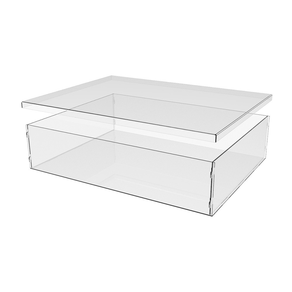 Коробка акрилова EKOSTAR 400х300х95 з кришкою Київ - фото 4