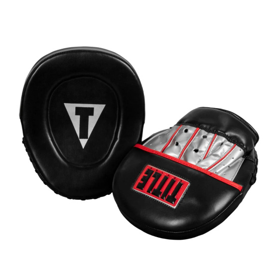 Лапи боксерські TITLE Boxing Valiant Punch Mitts - Black/Silver Каменское