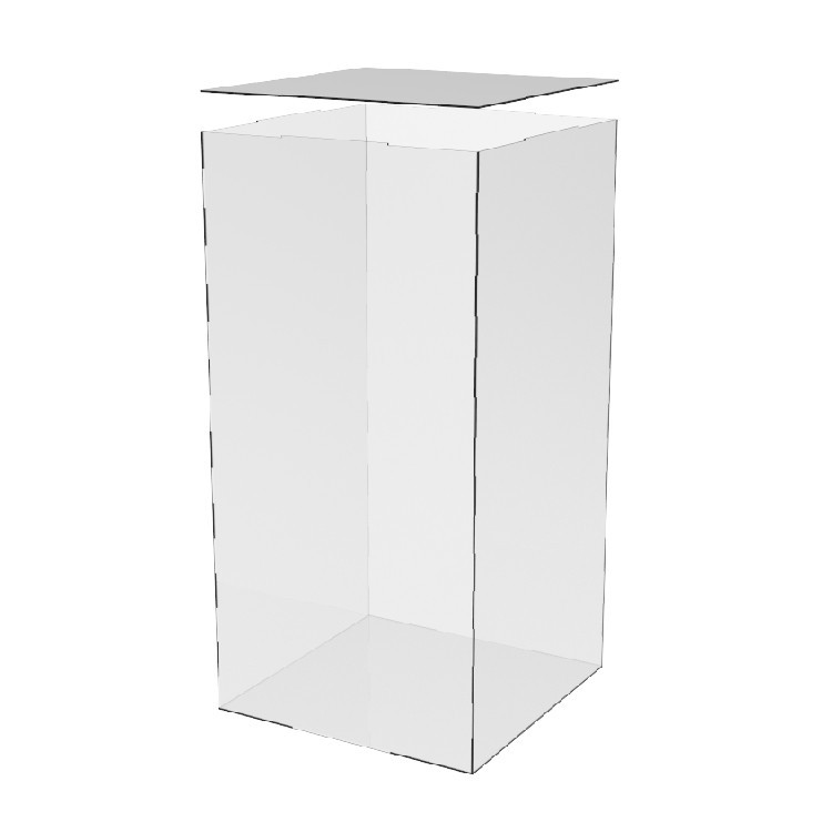 Коробка акриловая EKOSTAR 400х400х800 с крышкой Киев - изображение 3