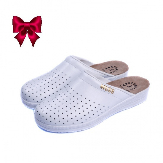 Шльопанці-сабо чоловічі білі Mubb 43 Дніпро - фото 1