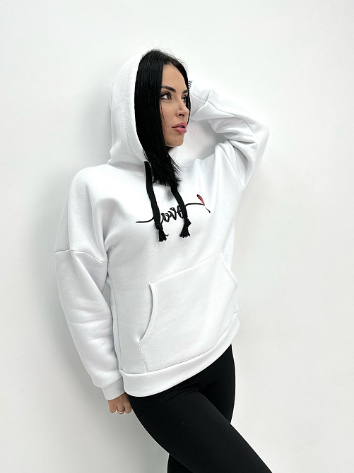 Жіночий худі з капюшоном "Honey" Турція оптом | Норма і батал Київ - фото 1