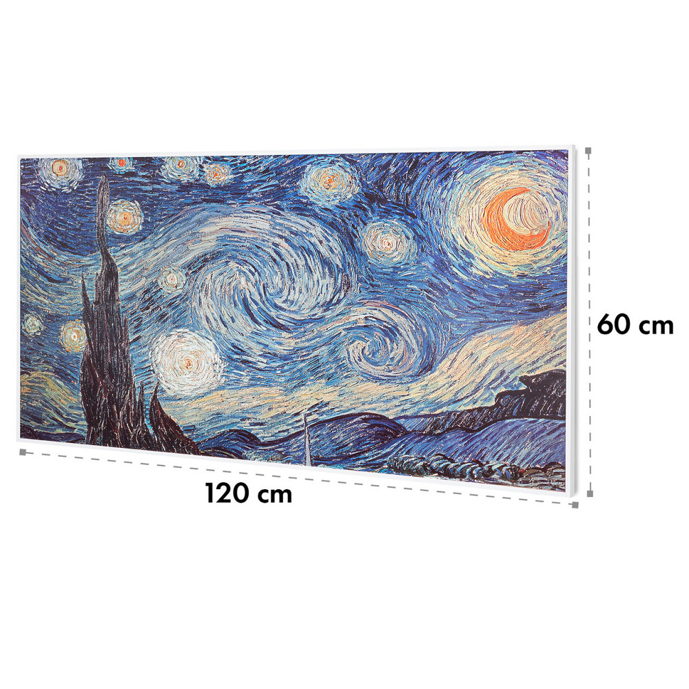 Умный инфракрасный обогреватель Wonderwall Air Art 120x60 см, 700 Вт, настенная установка, управление Ровно - изображение 9