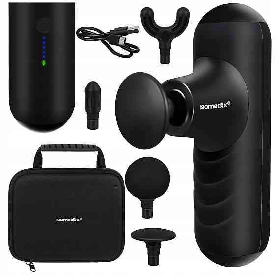 Міні-масажний пістолет для тіла та спини з 5 режимами Isomedix (27311) Нововолинськ