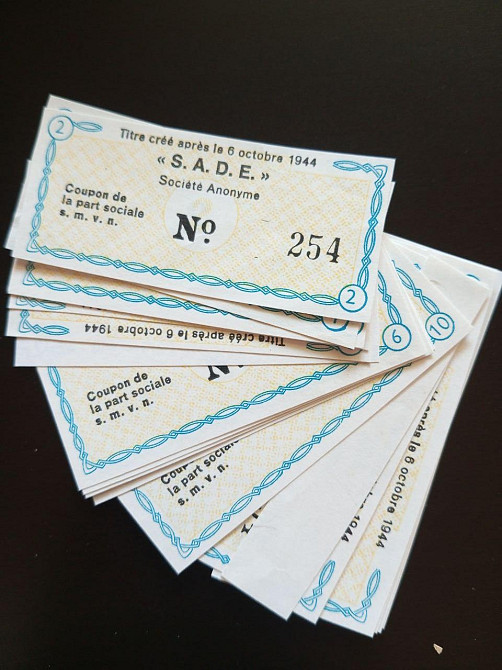 Купон облігації 1944 г Акції. (52) Полтава - фото 1