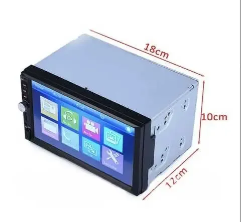 Универсальная автомагнитола 2 Din сенсорная, Bluetooth AMP 7018B, с пультом в комплекте Коломия - фото 8