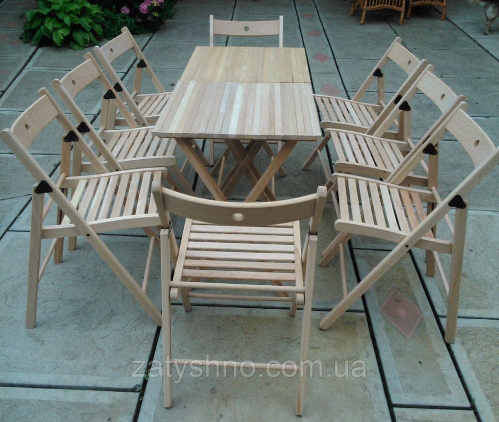 Дерев'яні складні меблі з бука Київ - фото 2