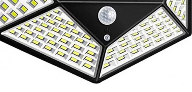 Уличный настенный светильник с датчиком движения 100LED/CL-100 угол аккумулятор 600мАч 3 режима 7317 Киев - изображение 6