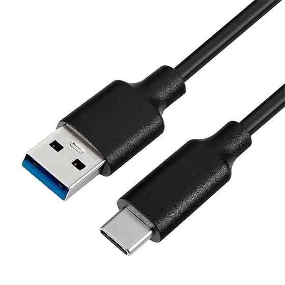 Кабель USB 3.1 AM-Type-C M, 1.0 м, Gen2 60W 10 Gbps чорний Вінниця
