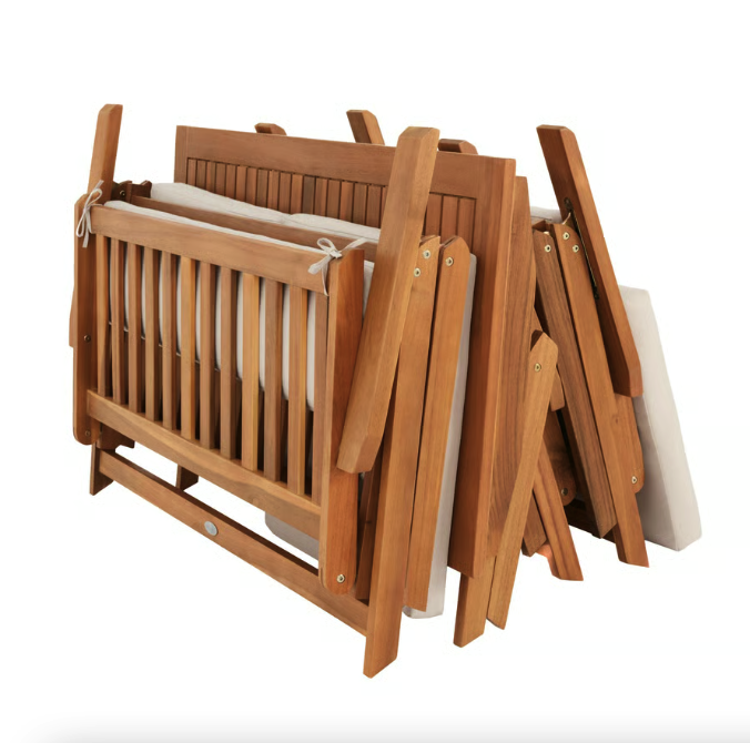 Комплект садових меблів Di Volio Lusiano складаний бежевий Київ - фото 8