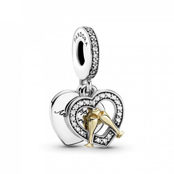 Серебряный Шарм  для браслетов Пандора    