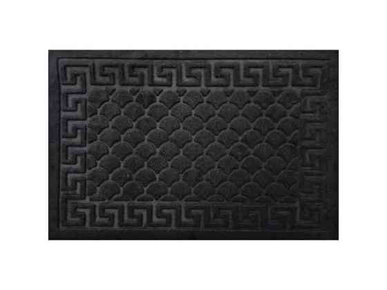 Коврик 40*60см с тиснением No2 Velour Black ТМ BONA DOMUS Киев