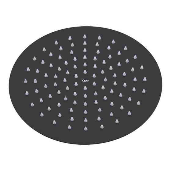 Душова система зовнішнього монтажу Qtap Sloup 51105OGB чорний мат Київ