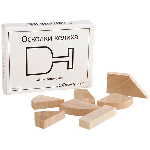Мини головоломка Осколки бокала Заморочка 5023 деревянная Винница - изображение 1