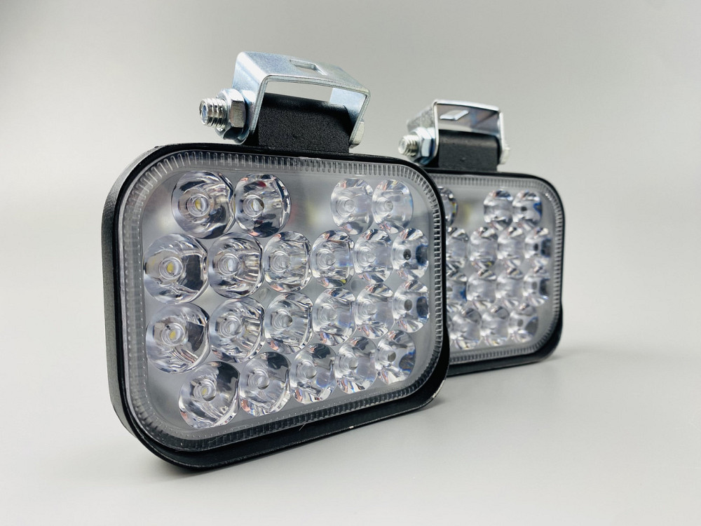 Фара LED прямокутна 48W ближний + дальній, фара 21 led діодів 6500K, додаткова фара авто Мукачево - фото 5