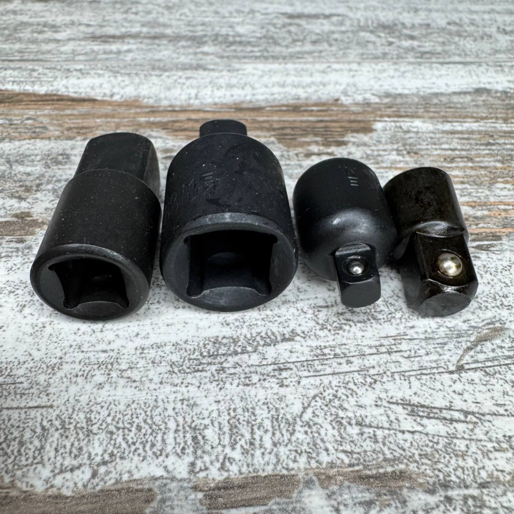 Набор переходников 4шт для торцевых головок, воротков и трещоток 60HRC сталь инструмент Киев - изображение 4