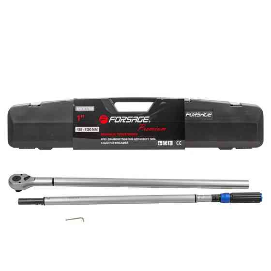 Ключ динамометричний щолчкового типу з швидкою фіксацією "Premium" 480-1500Нм,1", у пластиковому кей Одеса