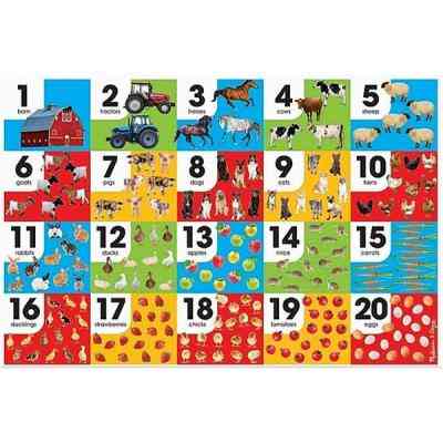 Пазл Melissa&amp;Doug Мега "Числа - Ферма", 24 елемента (MD31002) Вінниця