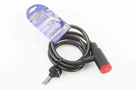 Замок протиугінний тросовий 1500х10мм під ключ, TY503 Київ