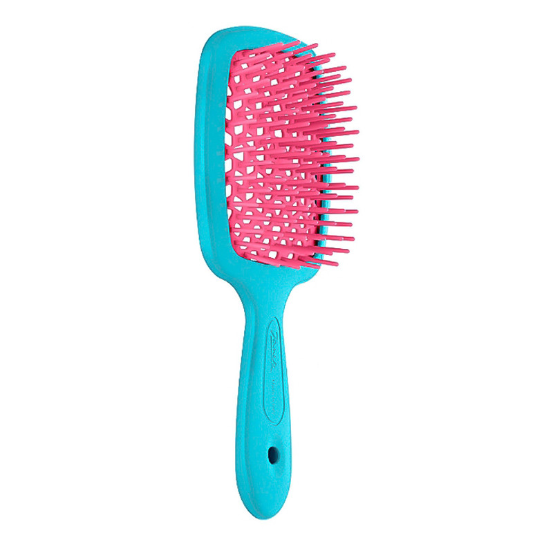 Щітка для волосся бірюза з рожевим SMALL SUPER BRUSH Janeke Київ - фото 1