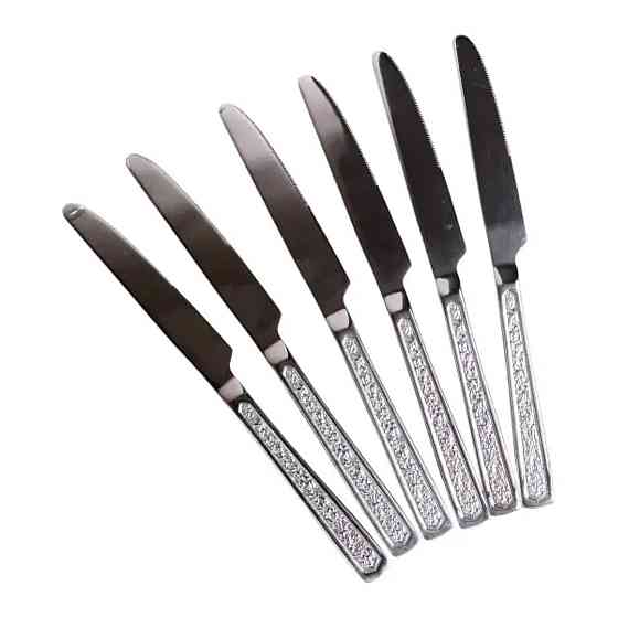 TS Kitchen Набір столових ножів 6 шт нержавіюча сталь гальванічне покриття столовий набір Київ