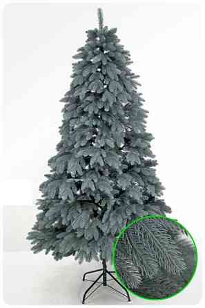 Штучна пухнаста ялинка Преміум (висота 3.20 м) лита (Блакитна) Київ