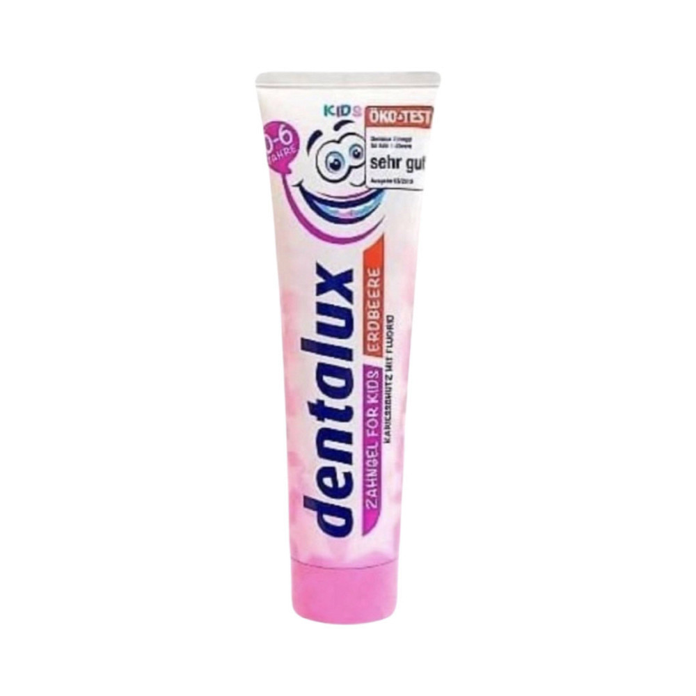 Детская зубная паста Dentalux Клубника, 100 мл (20018559) Виноградов - изображение 1