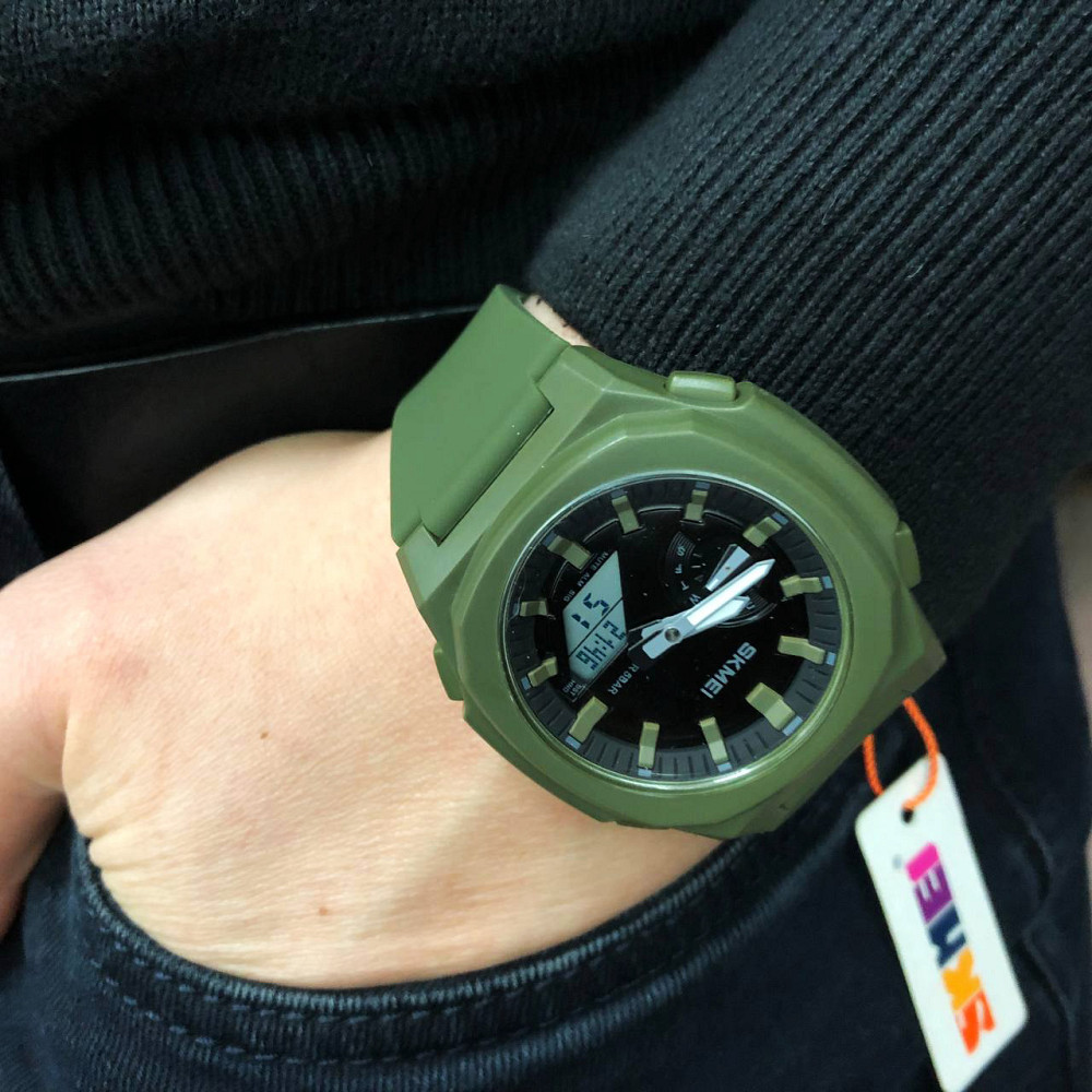 Водонепроницаемые наручные часы для мужчин, Часы рыбака охотника Стильные тактические для мужчин XV-44 Львов - изображение 10