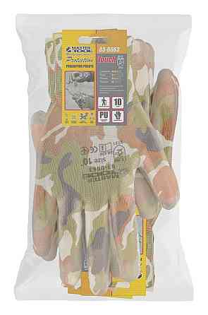 MASTERTOOL Рукавички безшовні трикотажні MASTERTOOL "Хакі" з поліуретановим покриттям долоні 10 Коломия