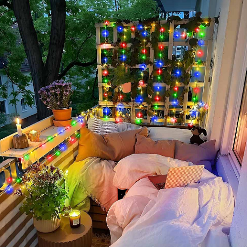 Світлодіодна гірлянда роса 50 Led 5м 8 режимів різнокольорова USB CW-G-50L5NUMC ColorWay Житомир - изображение 8