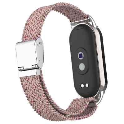 Ремешок для фитнес браслета Armorstandart Braided Solo Loop для Xiaomi Smart Band 10/9/8 Starlight Pink (ARM86885) Винница