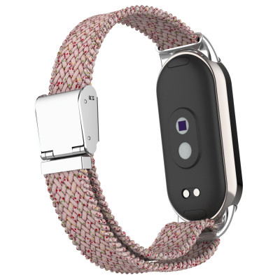 Ремешок для фитнес браслета Armorstandart Braided Solo Loop для Xiaomi Smart Band 10/9/8 Starlight Pink (ARM86885) Винница - изображение 3