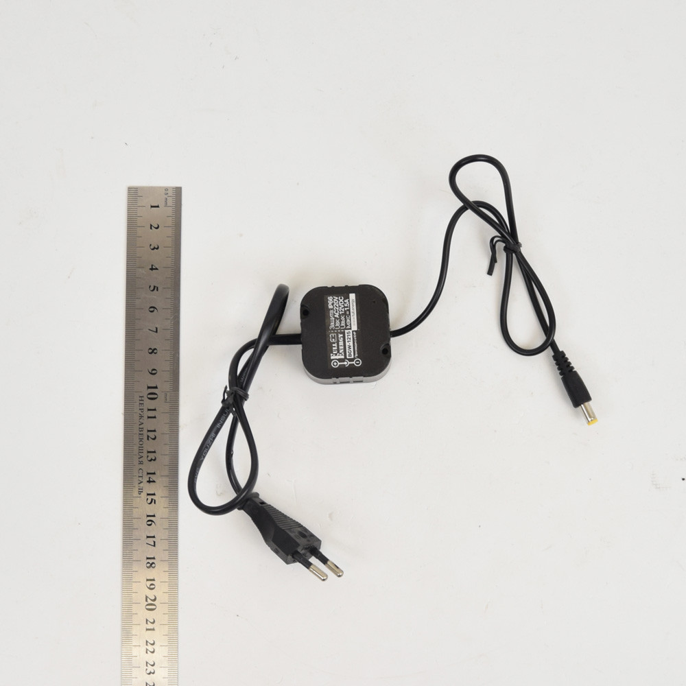 Блок живлення Full Energy BGW-1215 12 В / 1.5 А (Довжина мережевого кабелю: 0.38 м, Довжина вихідного кабелю: 0.4 м) Київ - фото 2