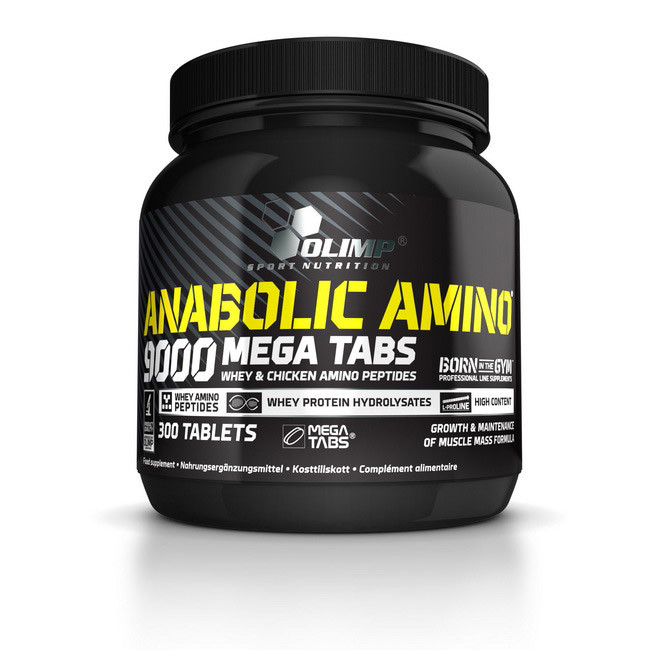 Аминокислотный комплекс Olimp Anabolic Amino 9000 Mega Tabs 300 таблеток Луцк - изображение 1