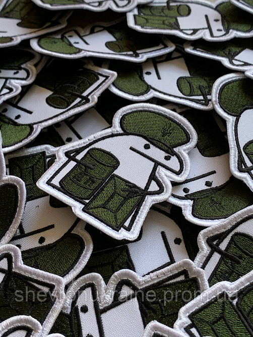 Шеврон флорк снабженець (Форма контурна. На липучці) Розмір 8x6см Київ - фото 2