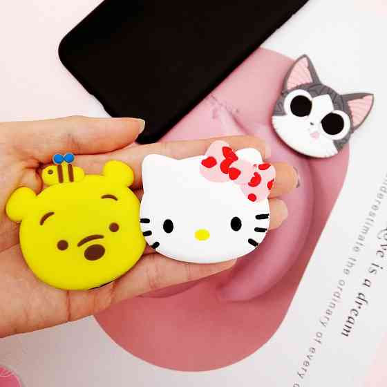 Попсокет PopSocket 3D ZucZug тримач для телефону (Серія коти, Рудий кіт) Миколаїв