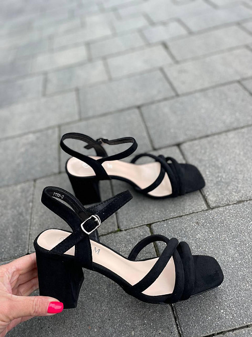 L&M Босоніжки жіночі L&M F132-2 чорні (літо, еко-замша) (5856) Коломыя - изображение 8