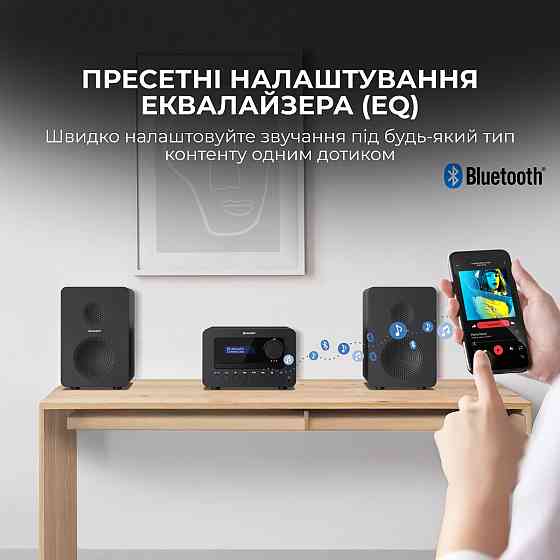 Мікросистема Sharp Micro Sound System Black (XL-B520D(BK)) ( 11766 ) Харьков