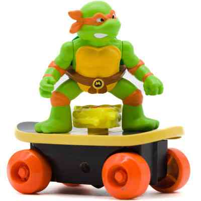 Игровой набор Funrise TMNT Черепашки-ниндзя классические Скейтбордист с лаунчером Микеланджело (71041) Винница