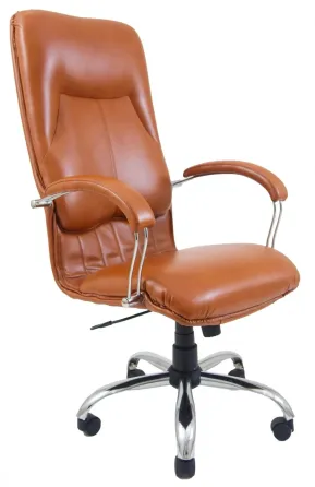 Офісне Крісло Керівника Richman Nicosia Fly 2212 Хром М2 AnyFix Коричневий Київ
