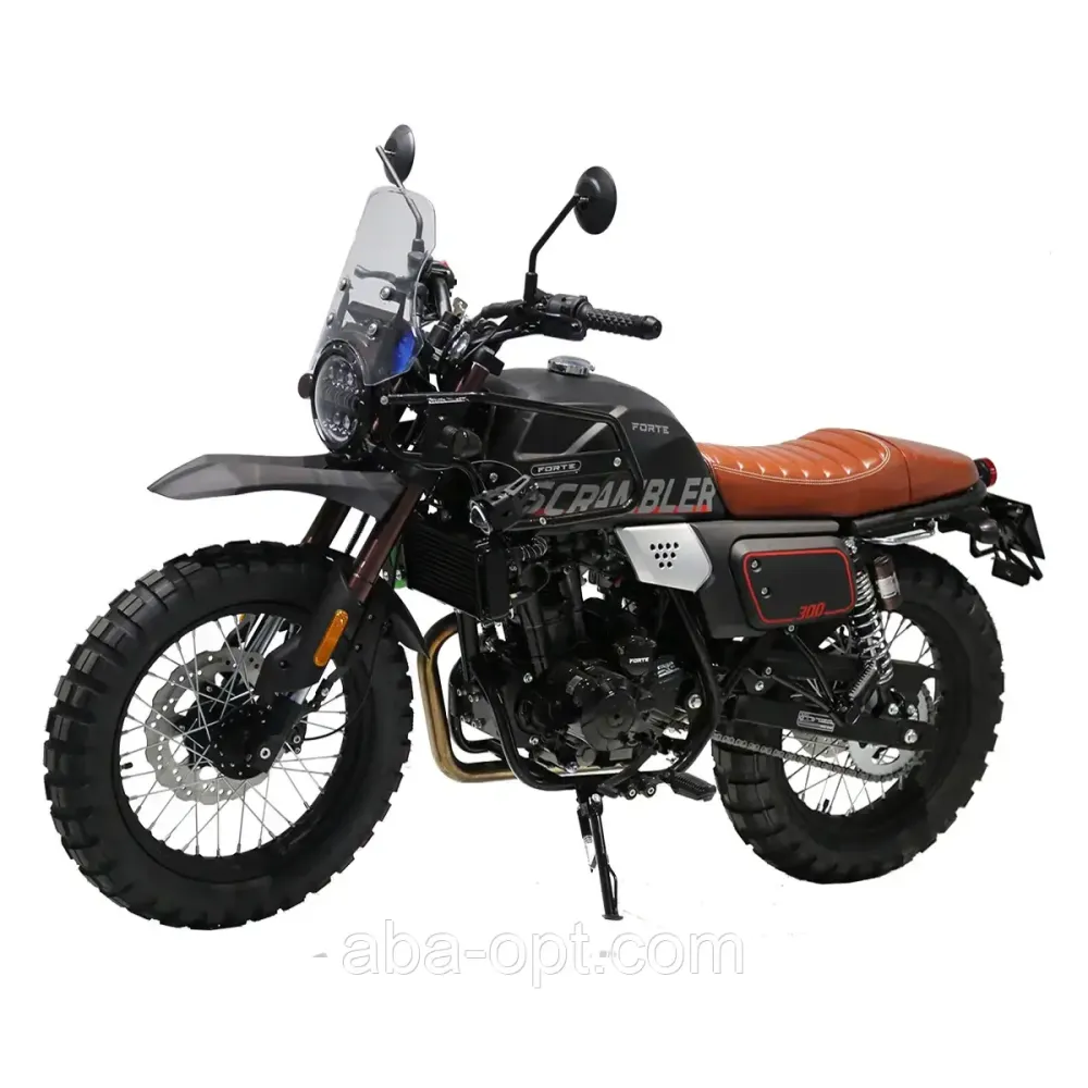 МОТОЦИКЛ Scrambler FT300-F6P Forte Об'єм 285 см3 шини 17''/17'' 29 к.с. купити в інтернет-магазині дешево Одеса - фото 1