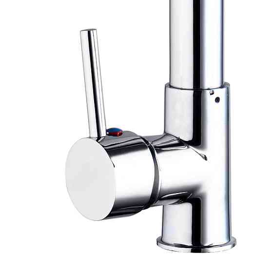 Змішувач для раковини висувний злив кран два режими води WanFan Хромований Кам'янець-Подільський