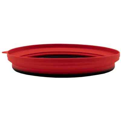 Миска туристическая Tramp силиконовая с пластиковым дном 1070 мл (TRC-124-terracota) Винница