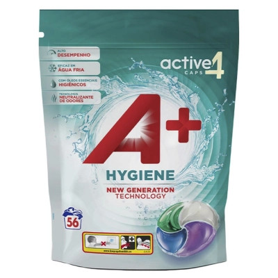 Капсулы для стирки A+ Hygiene Для всех типов тканей 56 шт. (8435495836216) Винница - изображение 1
