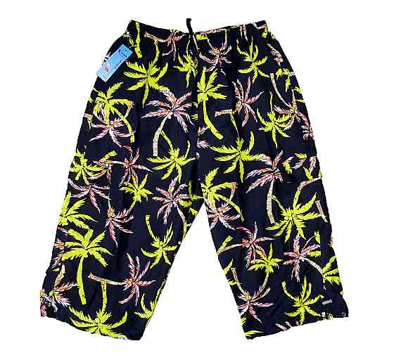 Мужские летние Гавайские пляжные бриджи   р. 4XL (54p) Киев
