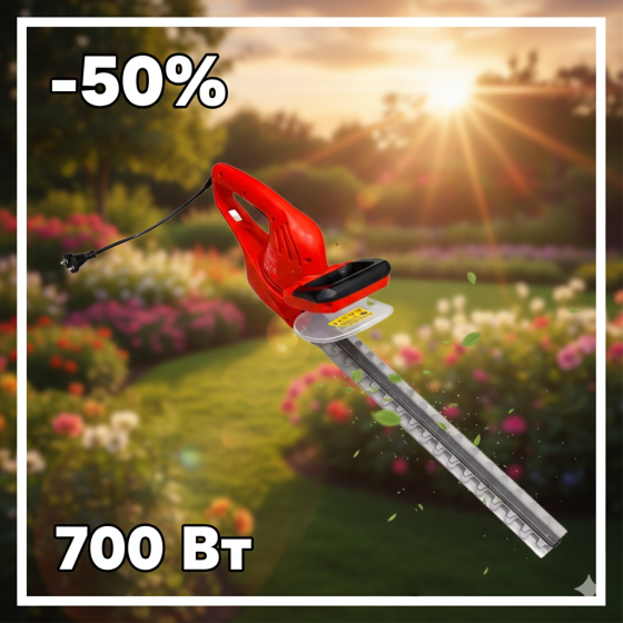 Ножиці для кущів електричні LEX LXHT51-7,Електричний кущоріз 700 Вт,Професійні кущорізи Львів
