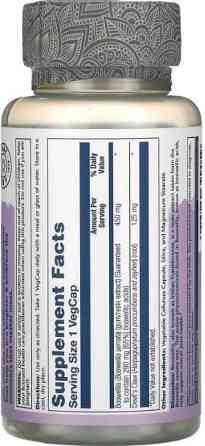 Екстракт босвелії Solaray Boswellia Resin Extract 450mg 60 vcaps Київ