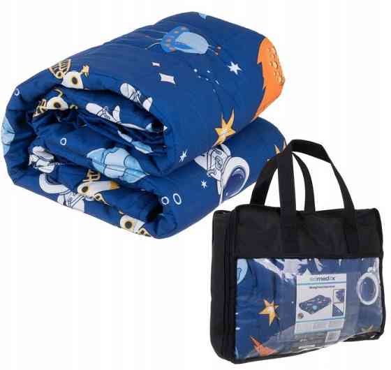 Ковдра обтяжена 4 кг гравітаційна 150х100 см дитяча Isomedix (26897) Нововолинськ